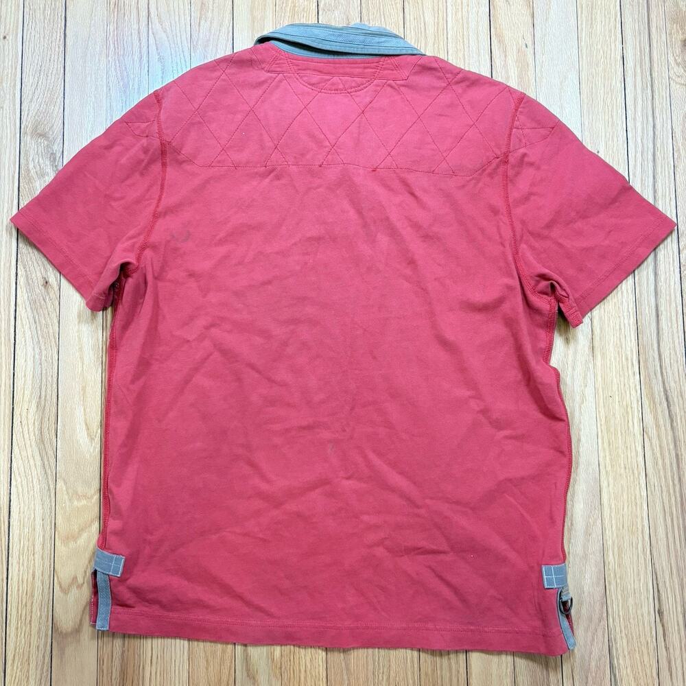 Polo Ralph Lauren XL Mountain Expedition Red Rugby Shirt Patches Flags Outdoor - Picture 11 of 16